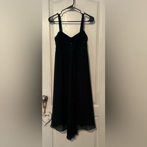 St. John Evening Black Sleeveless Dress